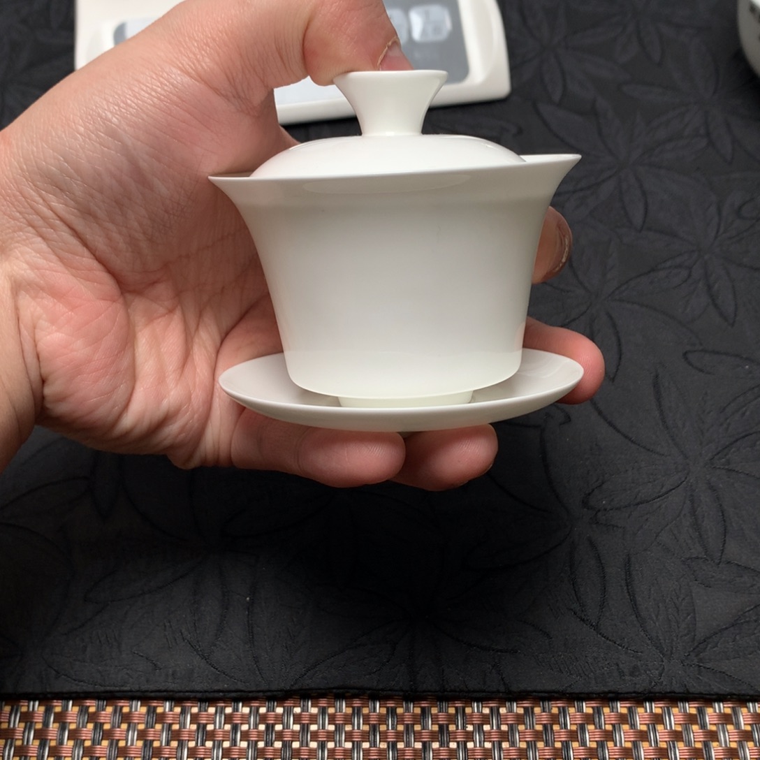 90马蹄骨瓷薄胎茶具