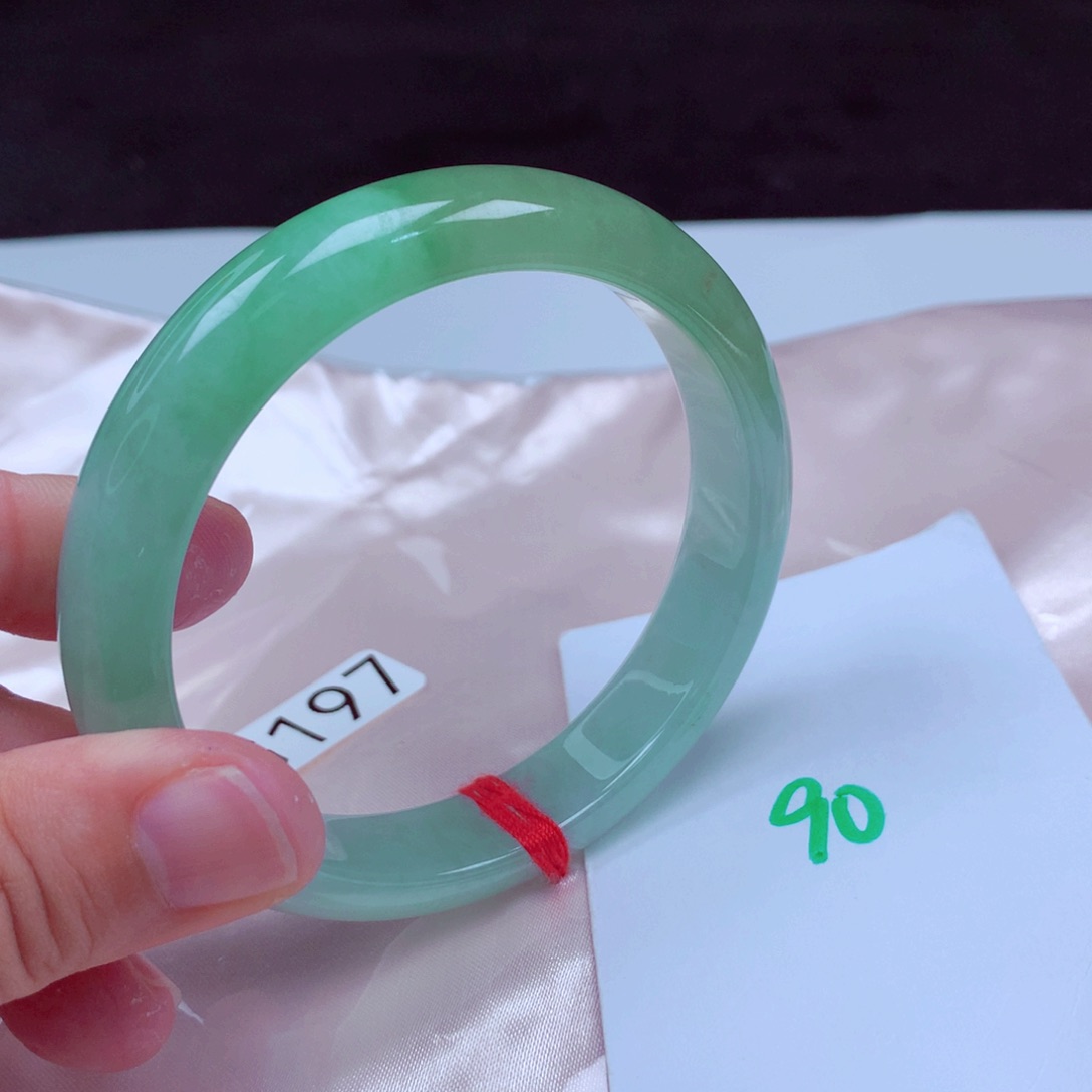 未镶嵌手镯翡翠缅甸天然A货翡翠手镯60