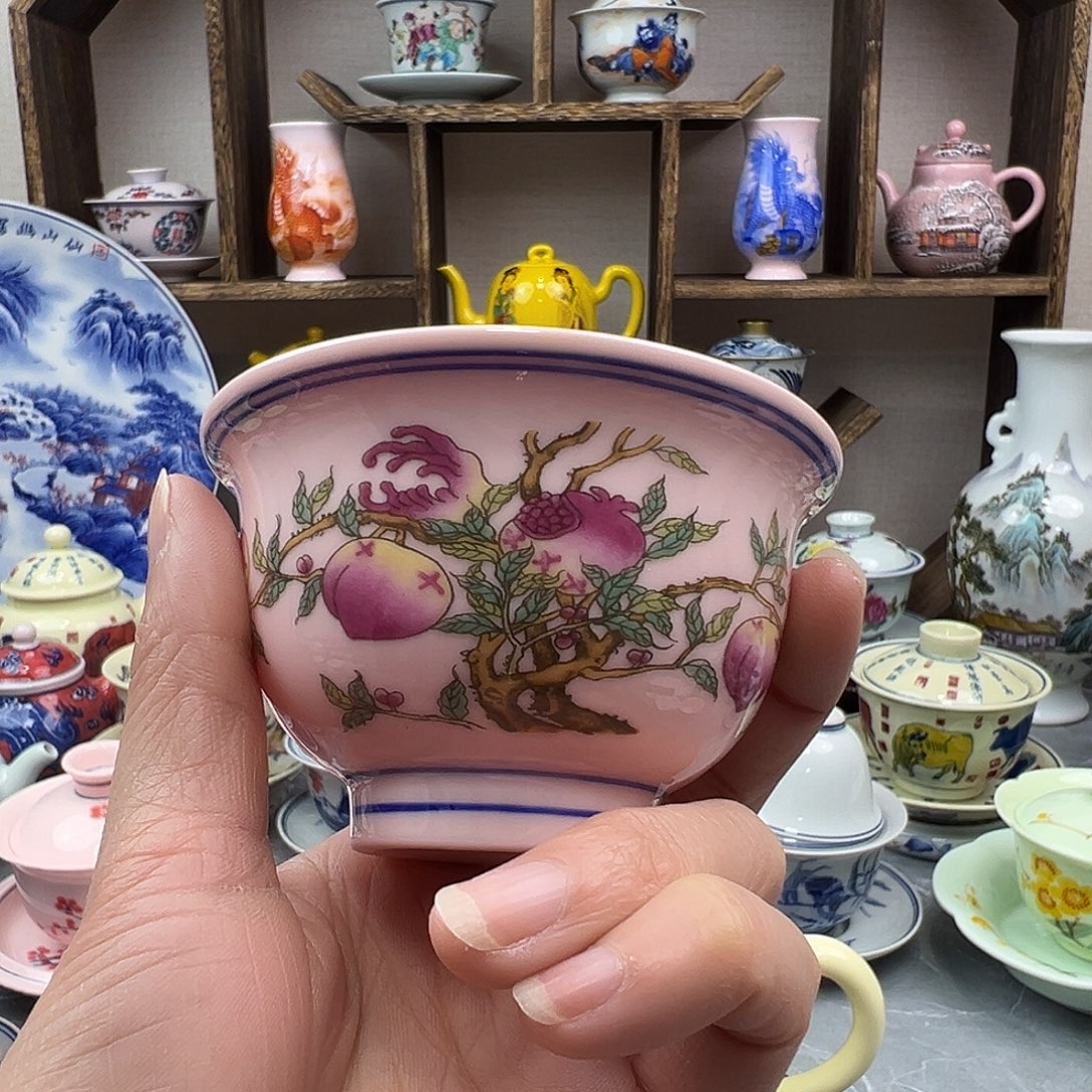 杯子陶景德镇陶瓷567老厂瓷13