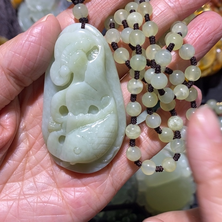 岫玉岫玉吊坠未镶嵌