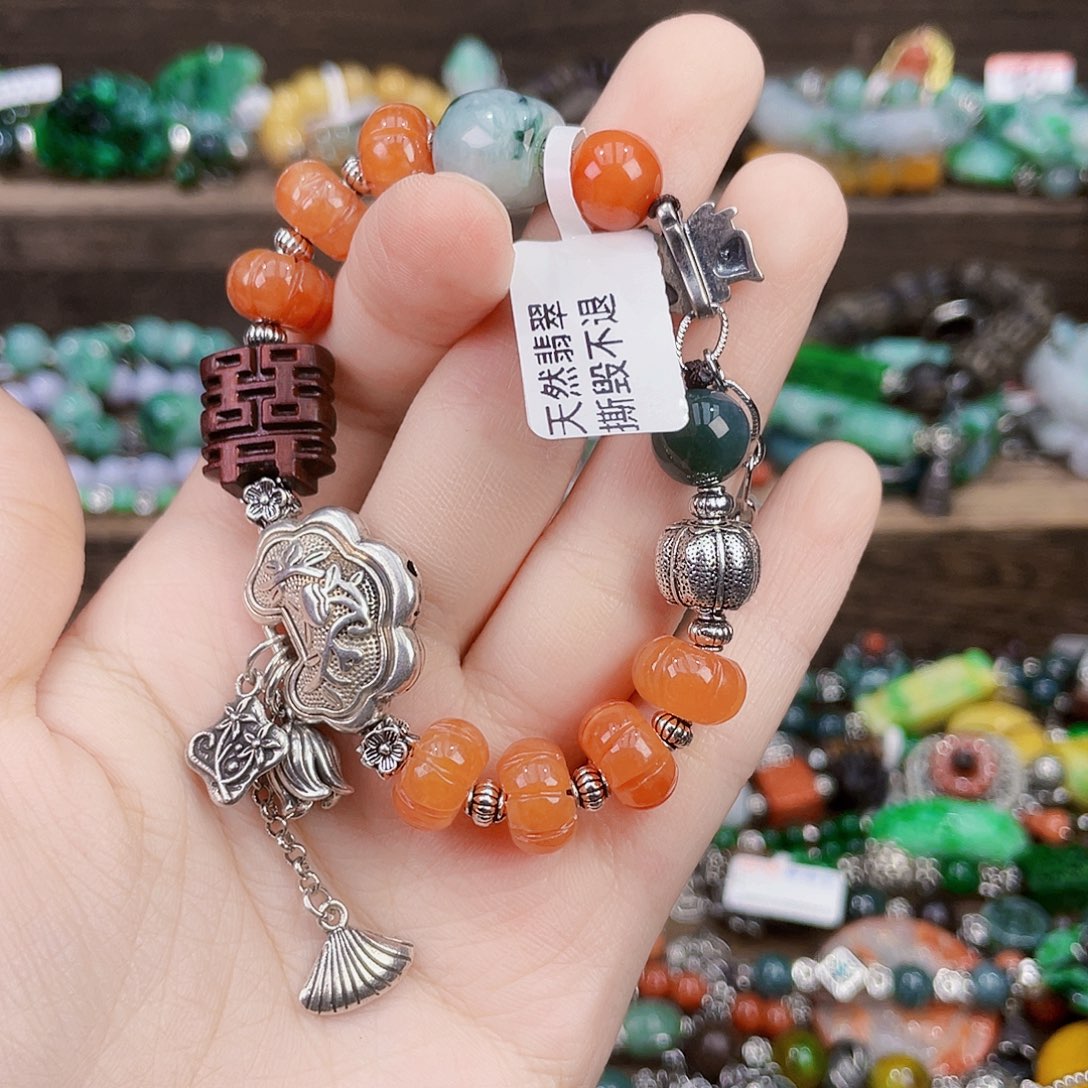 未镶嵌手链翡翠手链