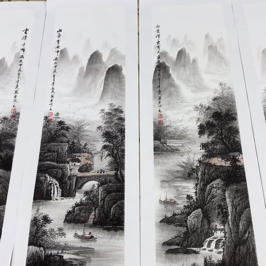 国画用****3李益民四尺对开李欣主播