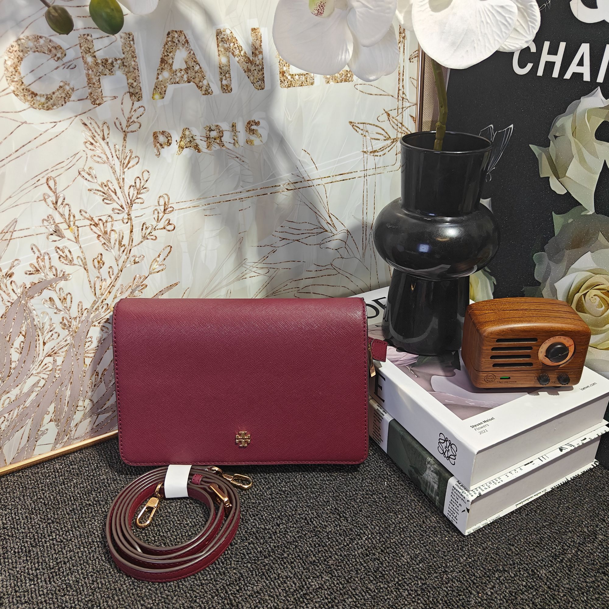 95新 TORY BURCH/汤丽柏琦 汤丽柏琦单肩包G25101169尺寸22*14