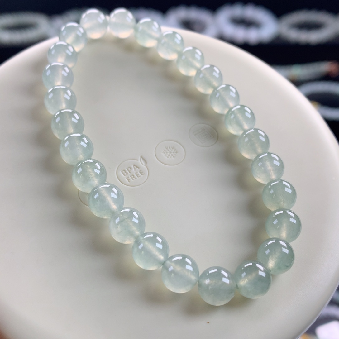 翡翠未镶嵌手链卡7