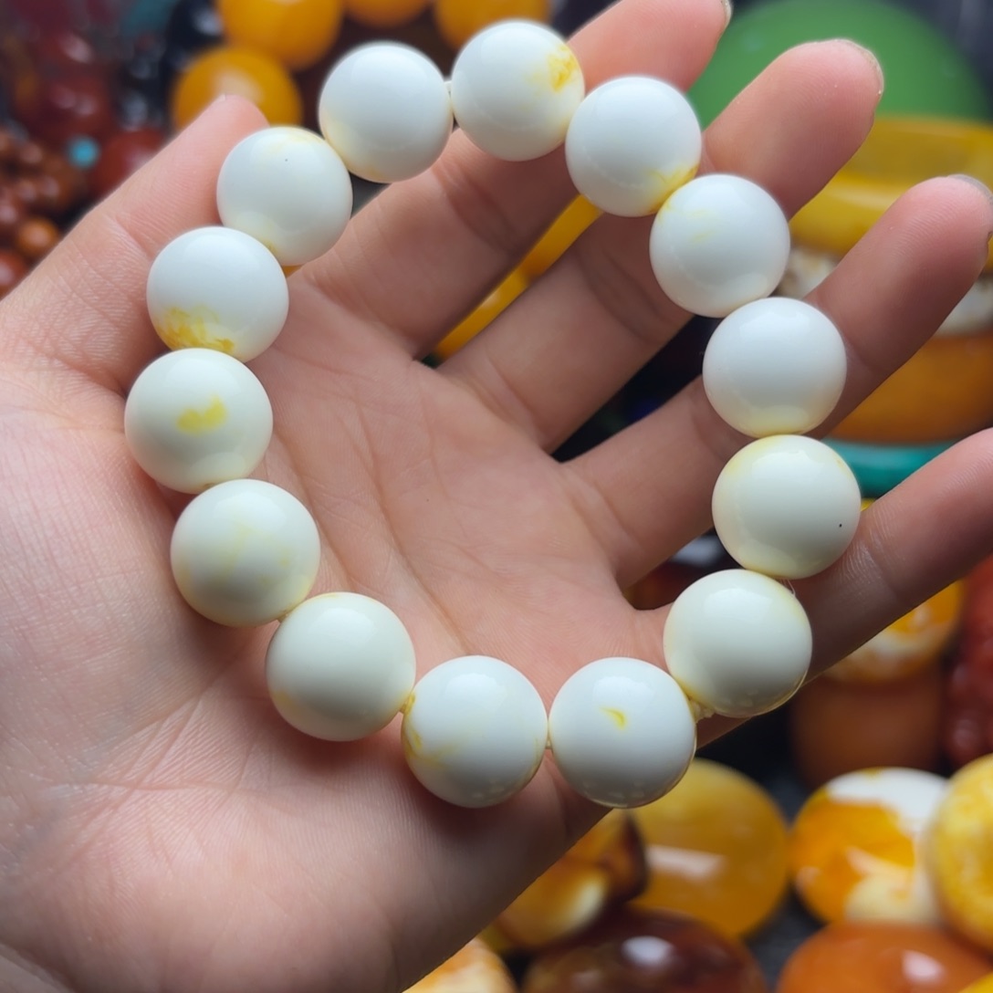 未镶嵌琥珀手链蜜蜡 