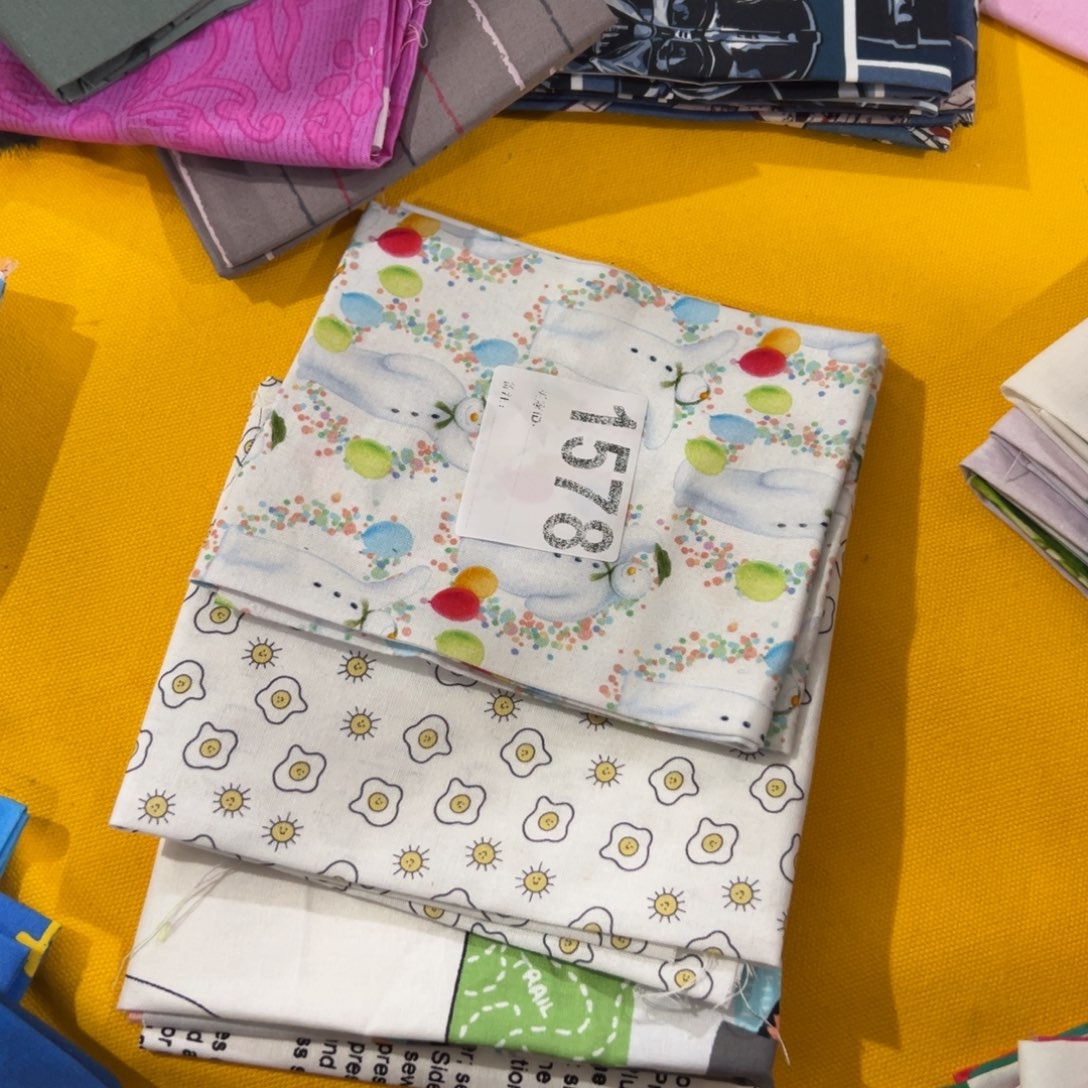 3片纯棉平布45.50一片果子布艺