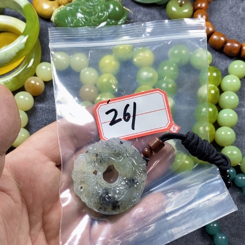 未镶嵌蛇纹石玉手链