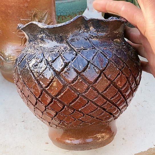 【闪购商品】紫砂花盆瑕疵18.18花盆