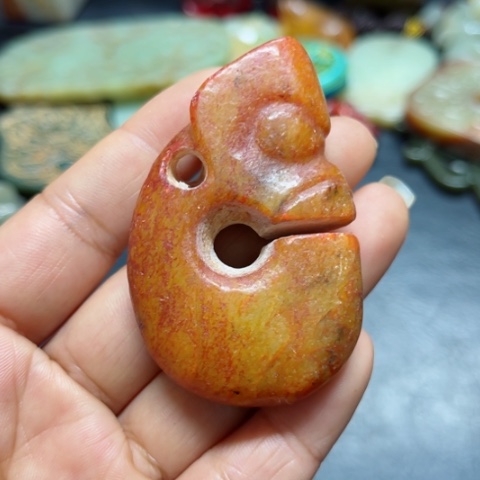 吊坠白玉菩提以**鉴