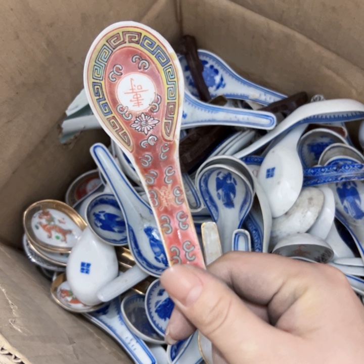 景德镇陶瓷高温瓷小汤勺