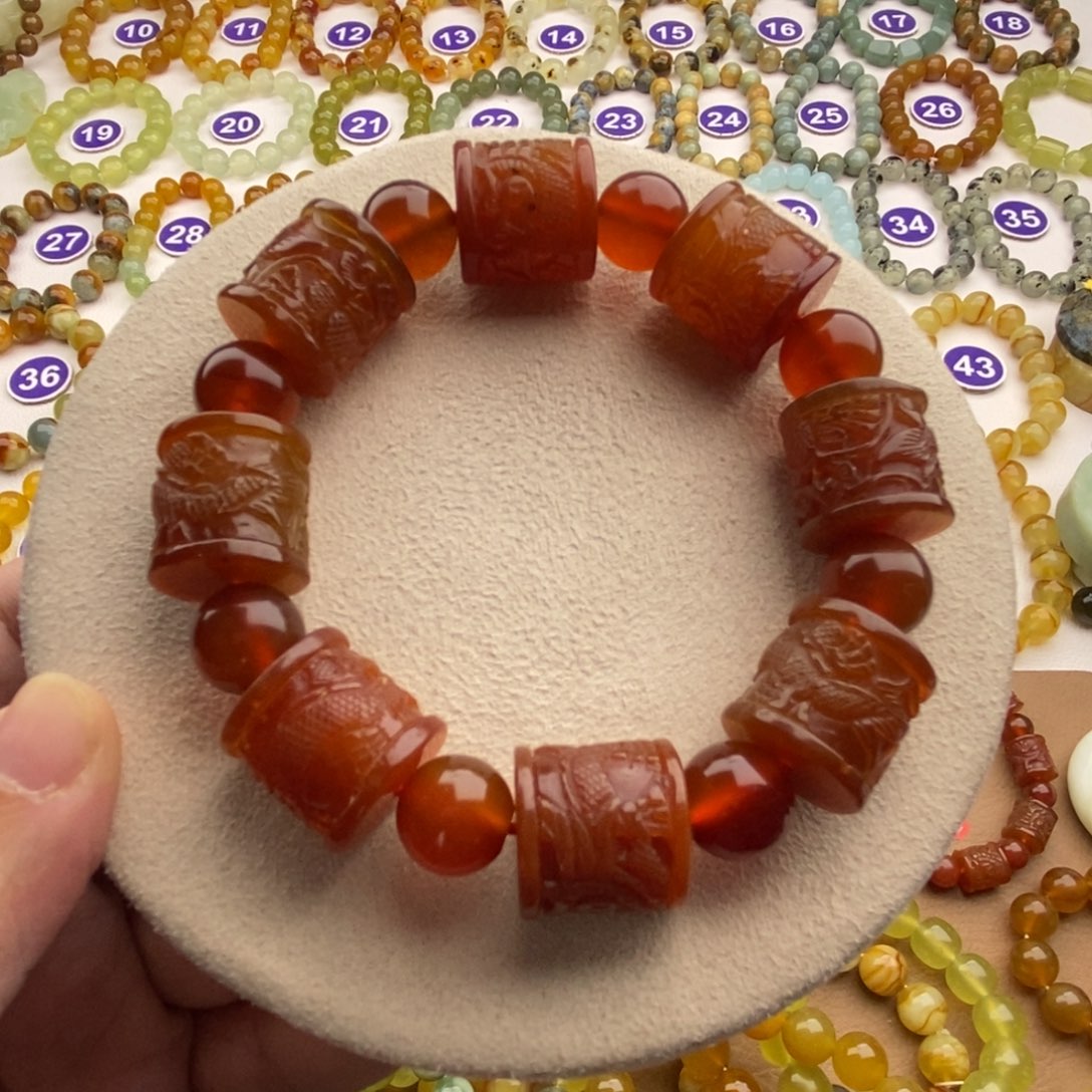 *****蛇纹石玉未镶嵌手串