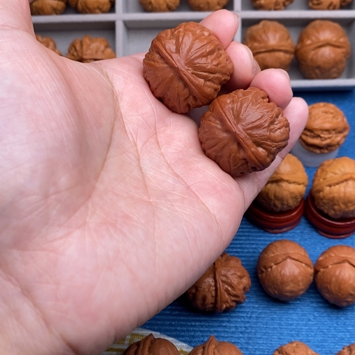 把件文玩核桃方墩