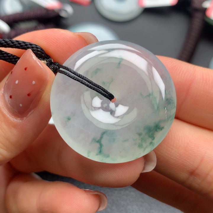 翡翠颈饰未镶嵌翡翠饰品33-5.8