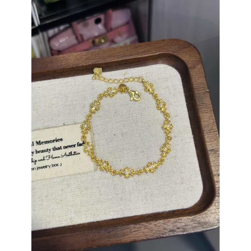999足金5G工艺黄金克克手链