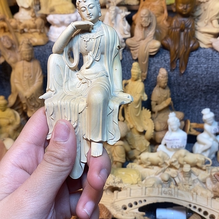 黄杨木黄杨木瑕疵观音