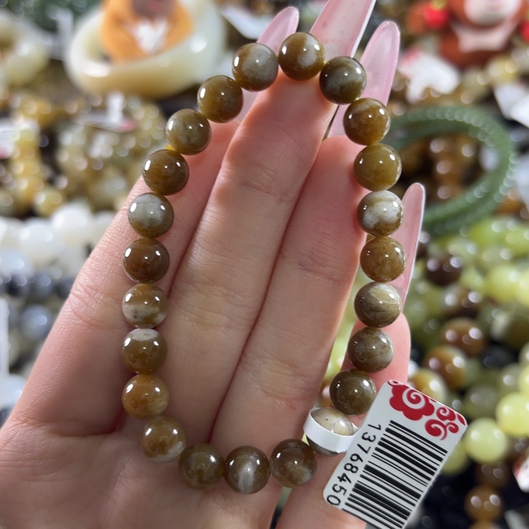 和田玉未镶嵌手链222