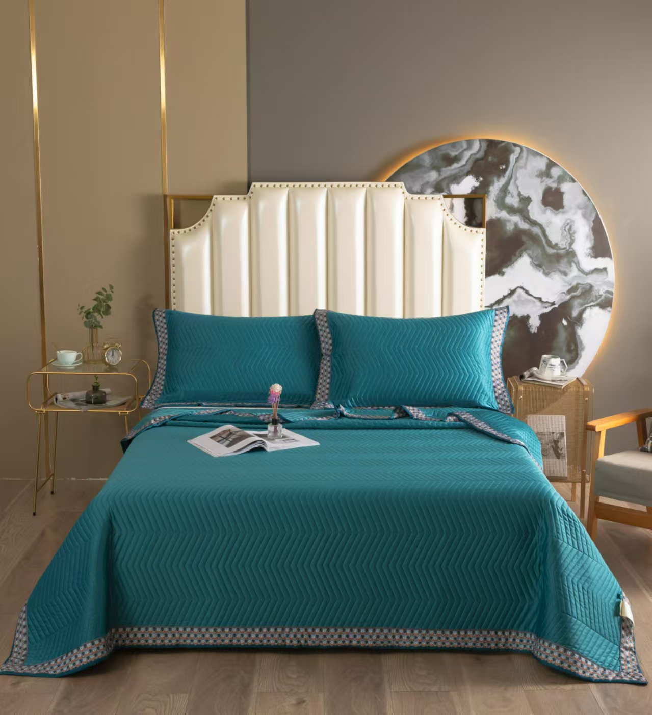 天丝莫代尔（两面一样）轻奢高级多功能床盖（新款特惠）