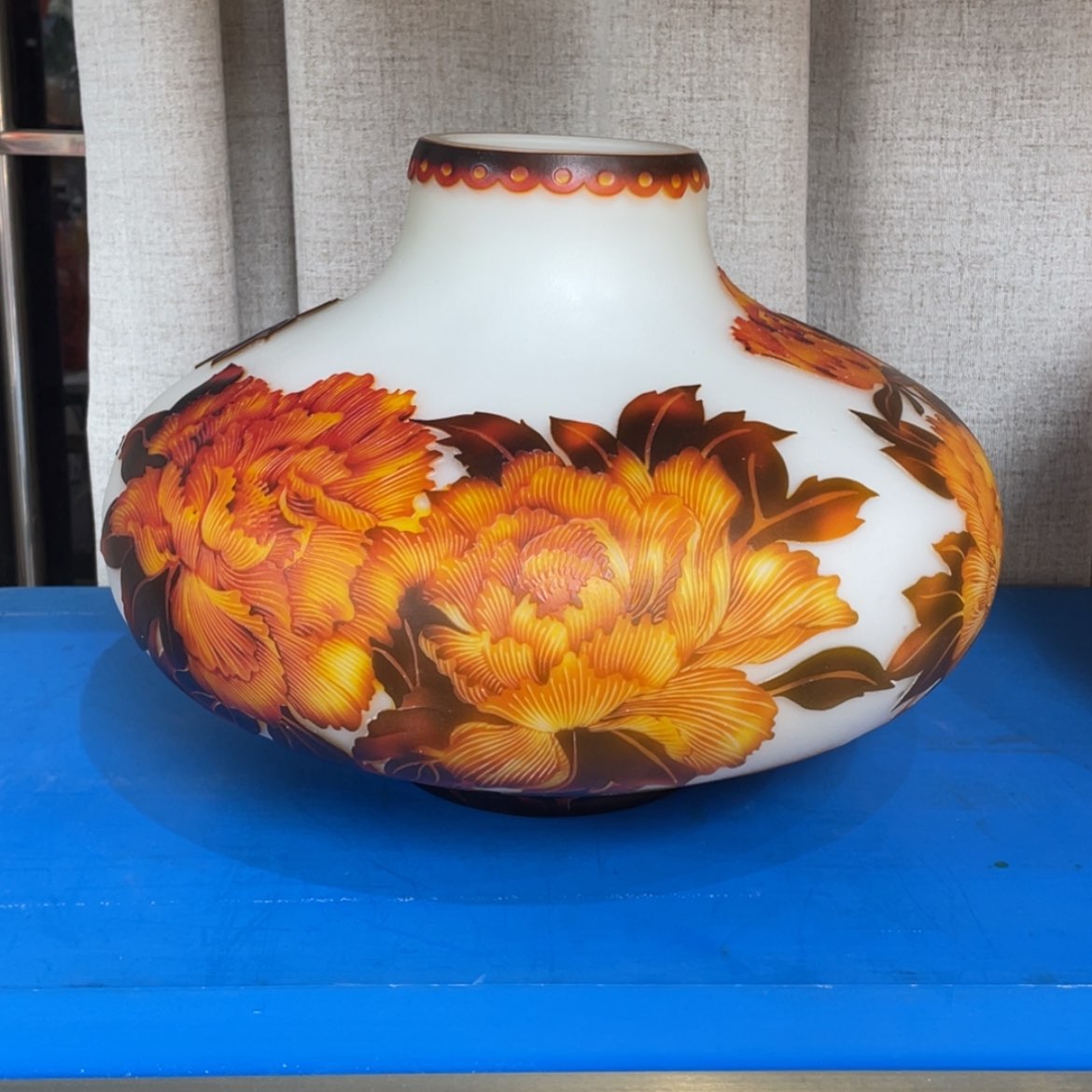 【闪购商品】琉璃用****6格雷花瓶