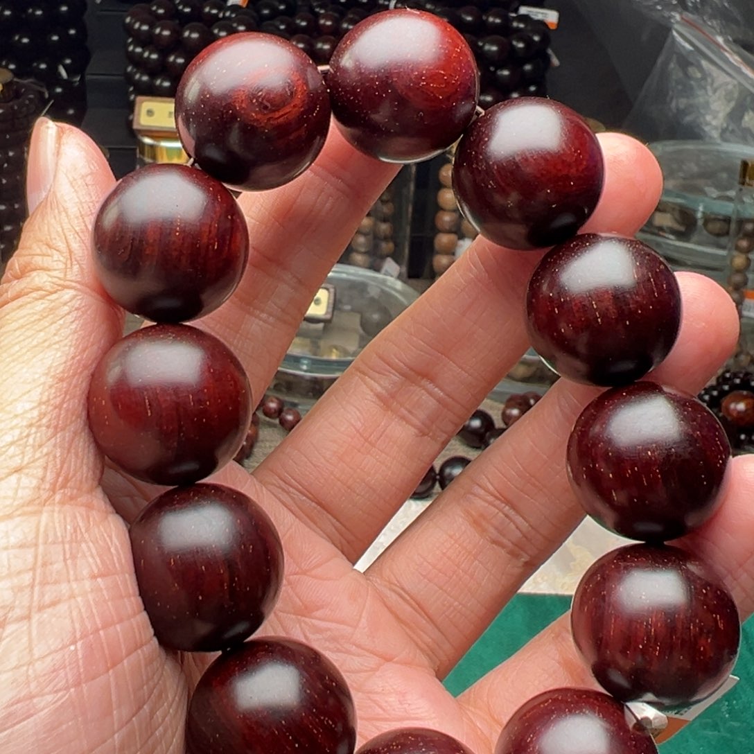 手串/手链檀香紫檀（小叶紫檀）2.0泥料多金星氧化款