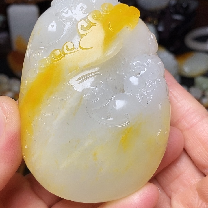 好***家和田玉未镶嵌挂件