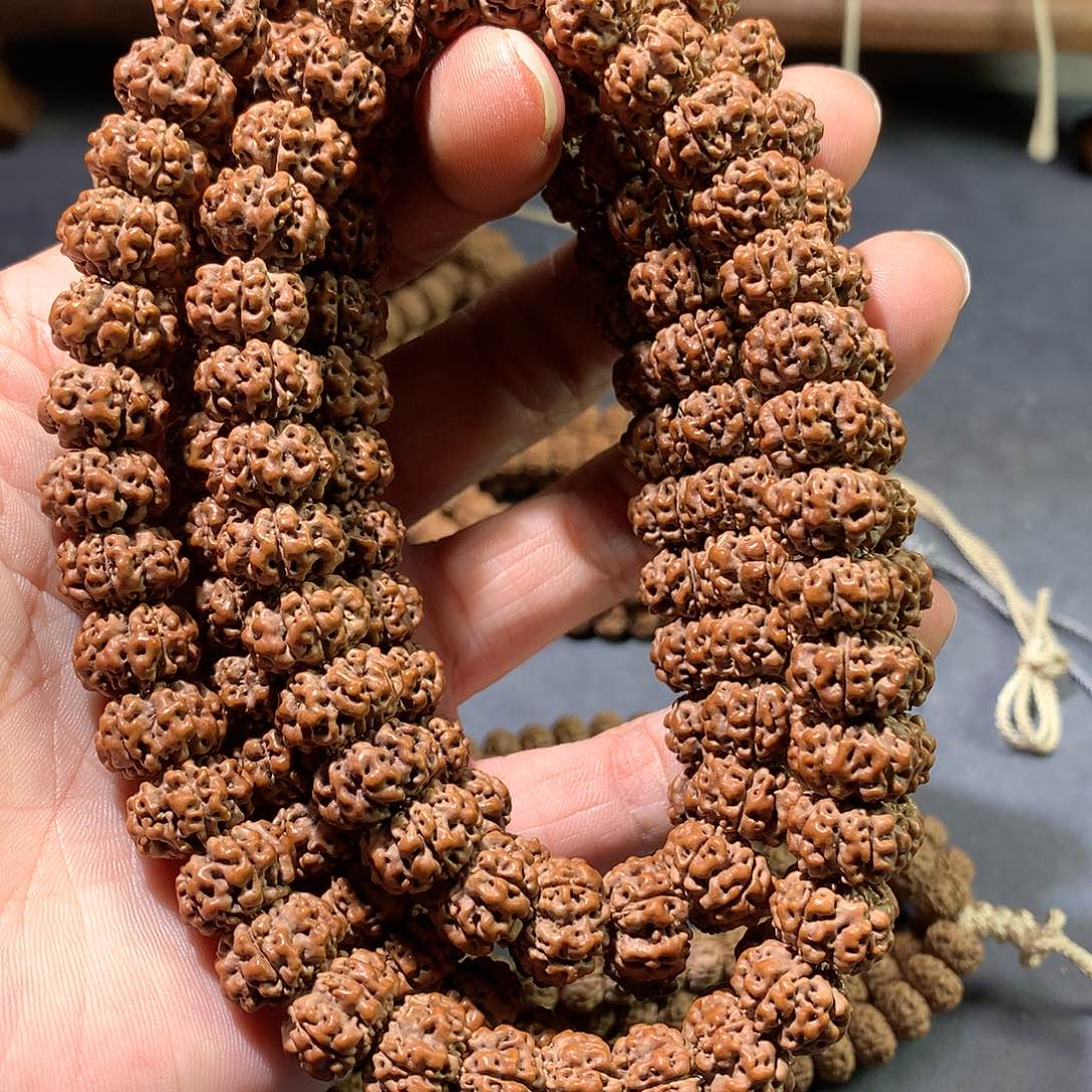 金刚菩提吊坠呼**背红方印108