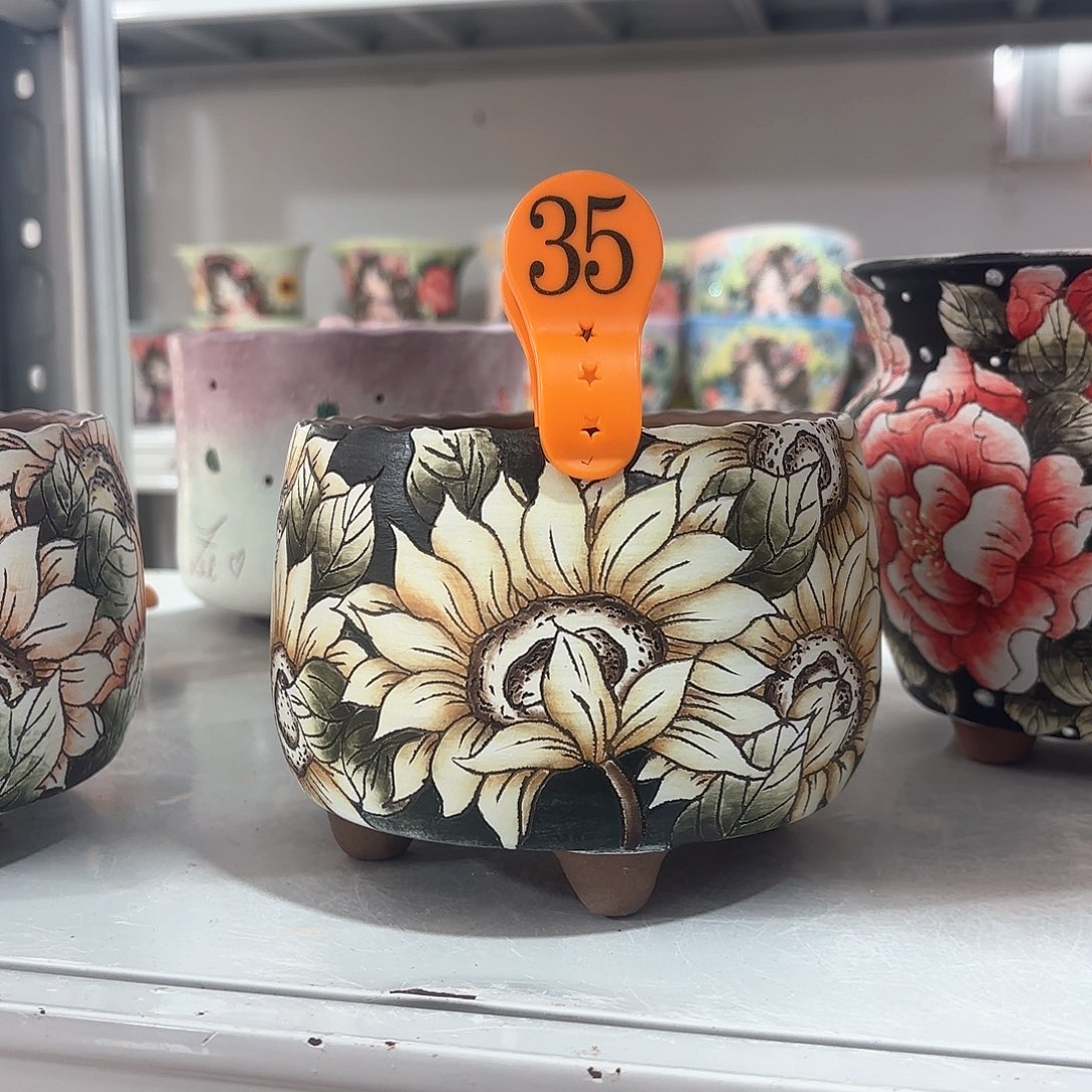 紫砂花盆手工花盆默认微瑕12/10