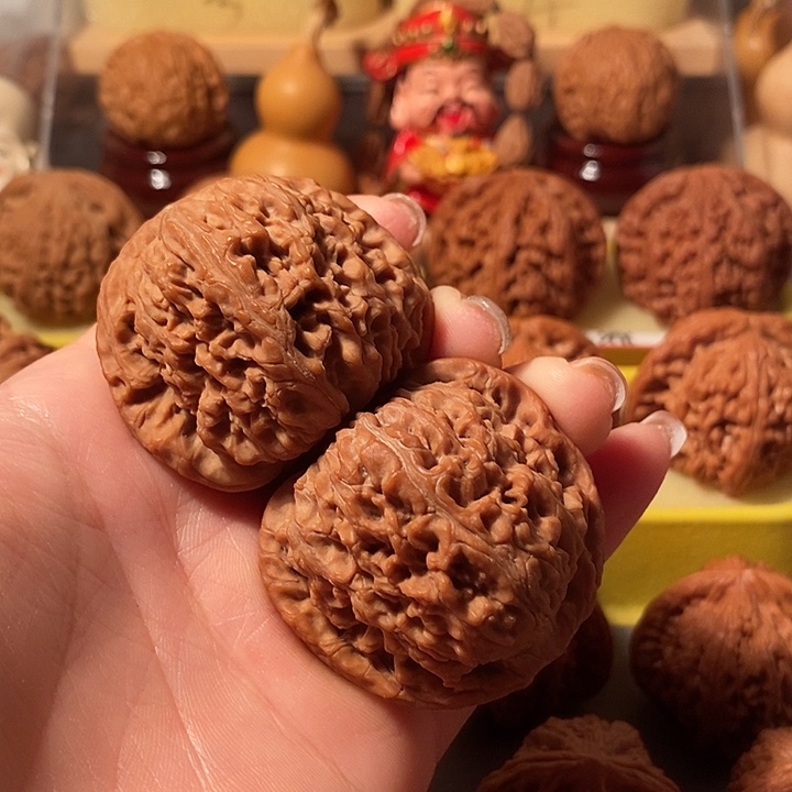 吊坠文玩核桃44球疆