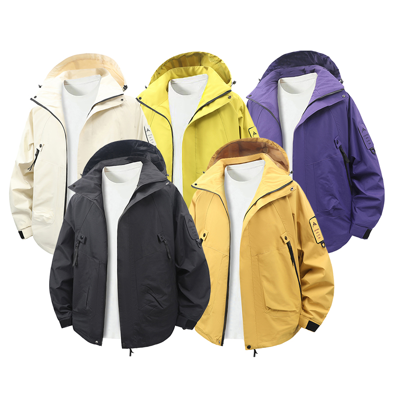 PLQV新款港风秋季冲锋衣高级感休闲登山服百搭大码高街情侣宽松潮