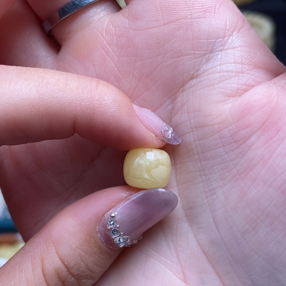 蜜蜡未镶嵌珠宝奇石10*8.5mm