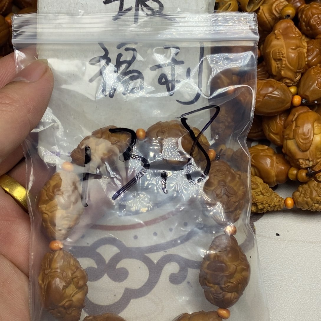 橄榄核手串/手链橄榄核橄榄核雕刻强
