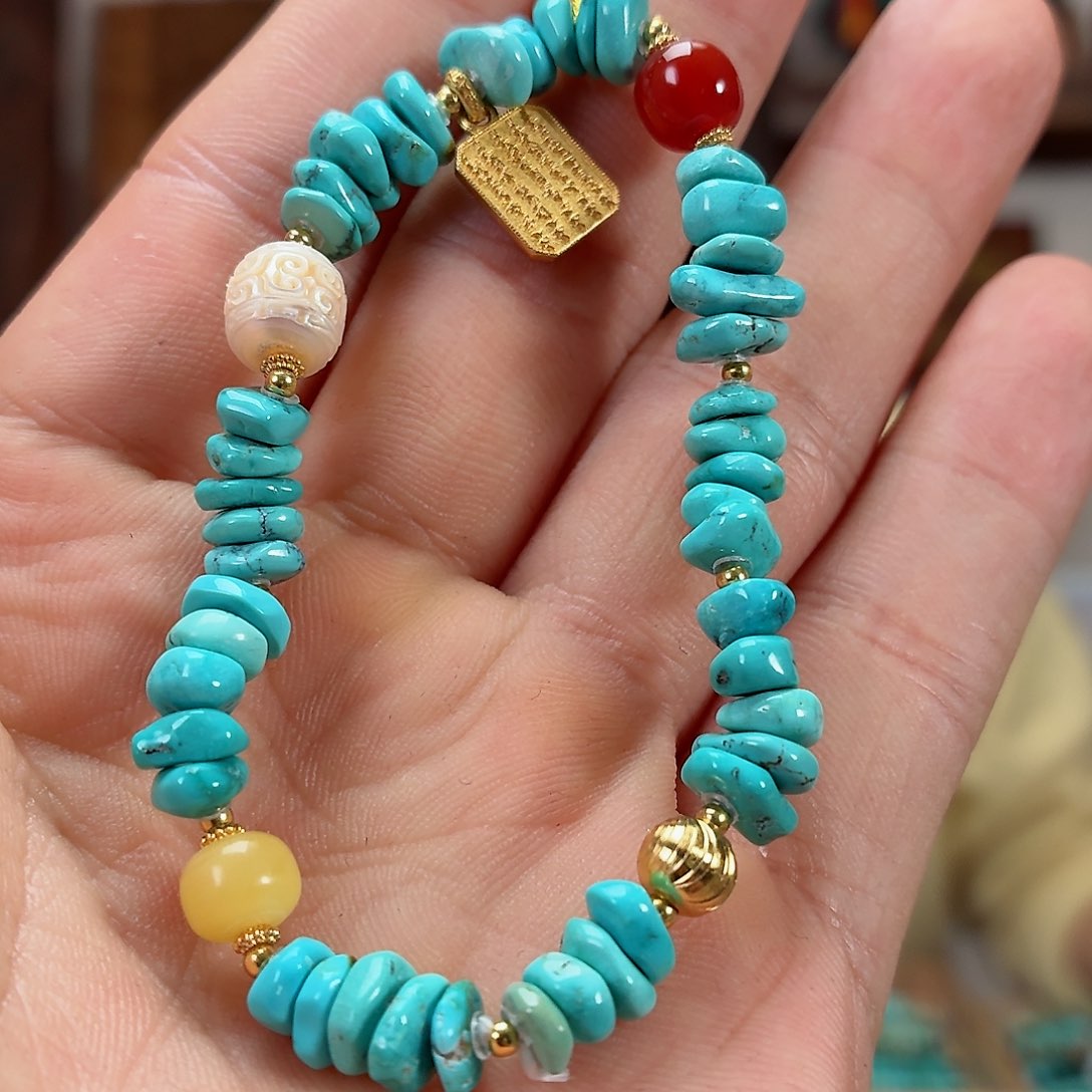 未镶嵌绿松石珠宝奇石