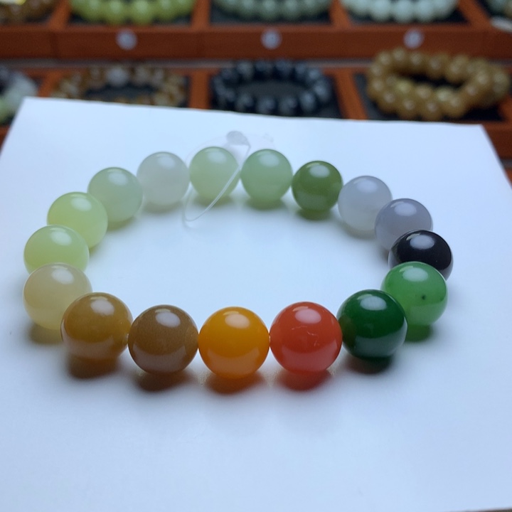 和田玉手串未镶嵌