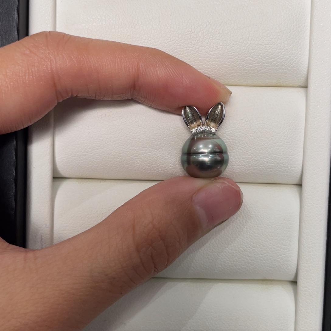 海水珍珠颈饰银S925镶嵌