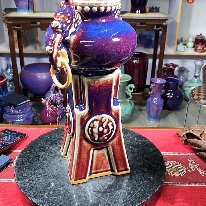 瓶中国神垕精品钧瓷