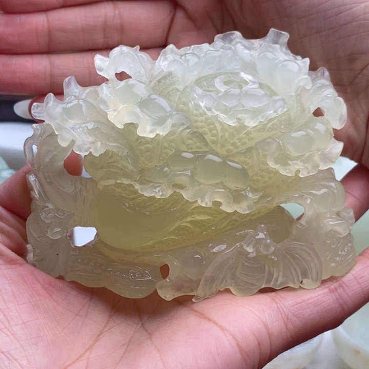 岫玉四大名玉摆件未镶嵌