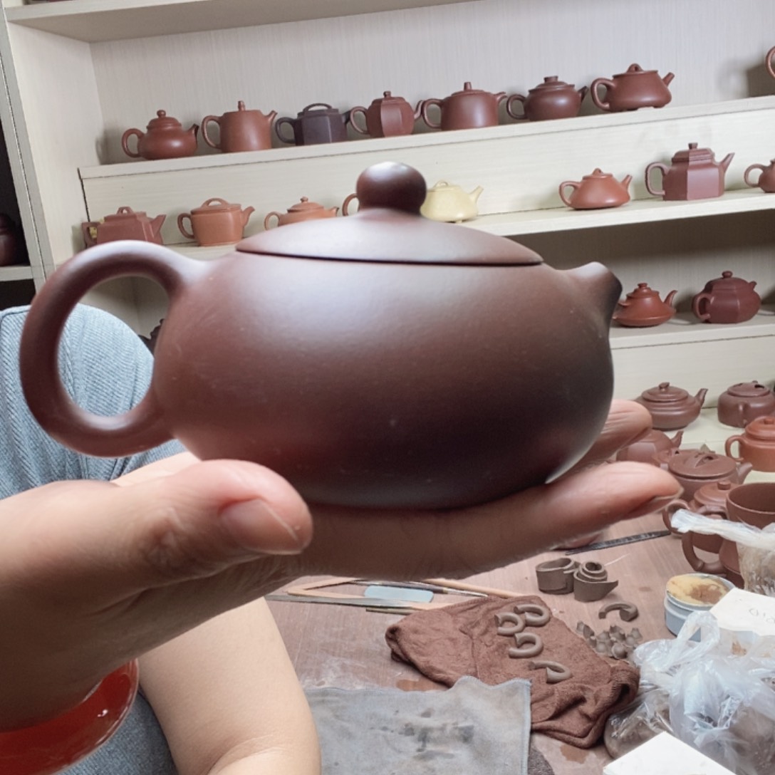 金***沐茶壶紫砂订制款西施280容量刻.晓飞
