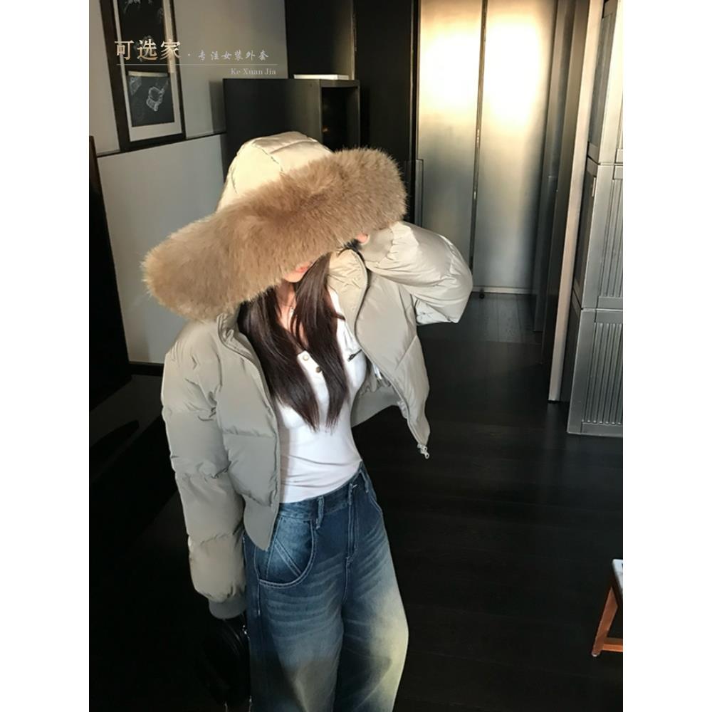 小个子加厚短款棉袄服女2025年冬季新款设计感小众面包服外套潮