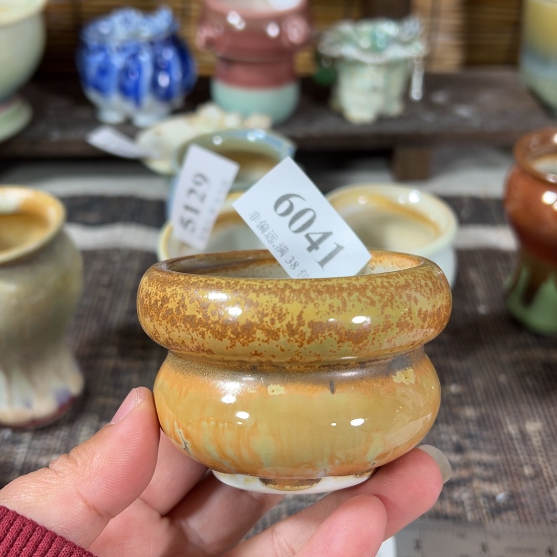 红陶景德镇手工花盆