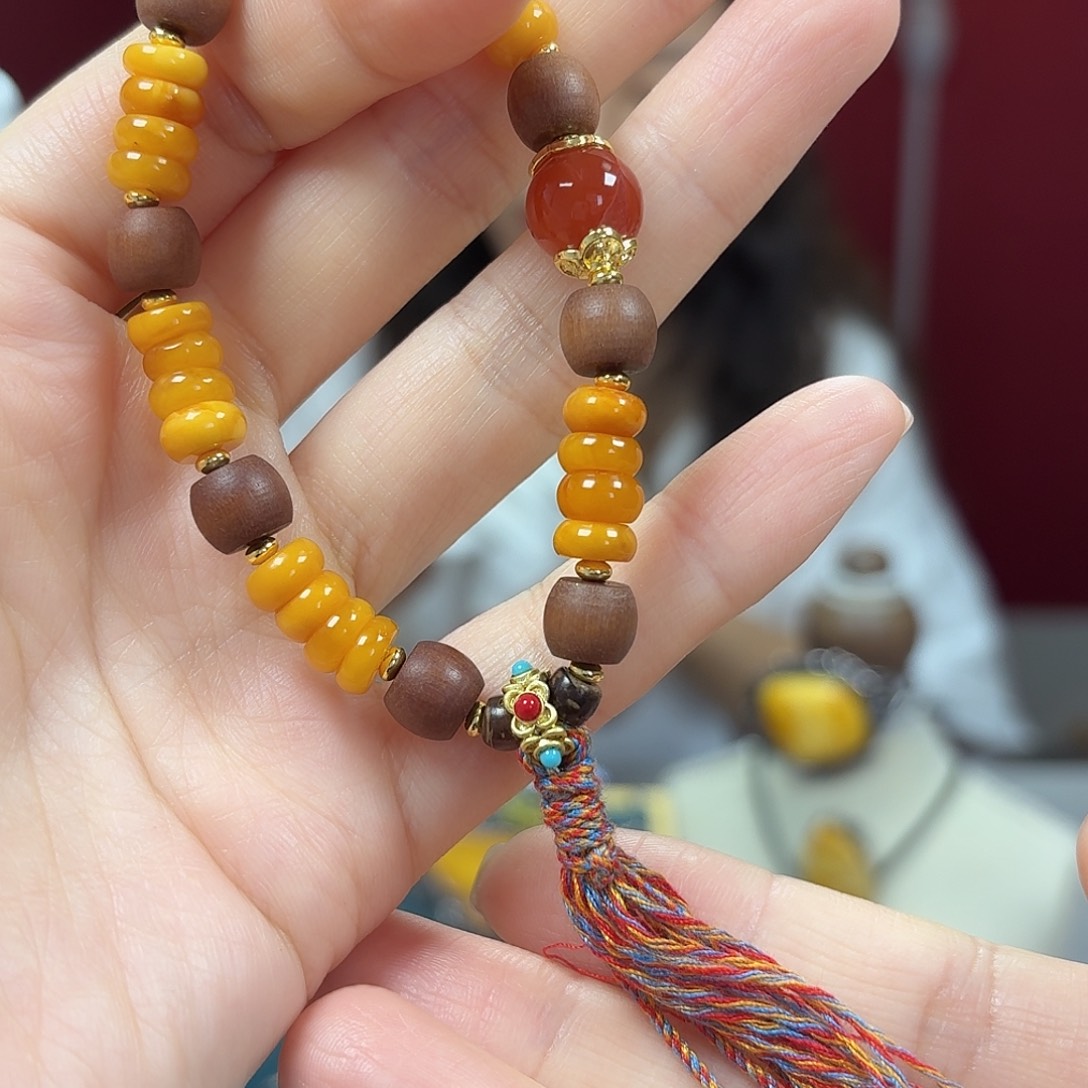 手串琥珀未镶嵌手串