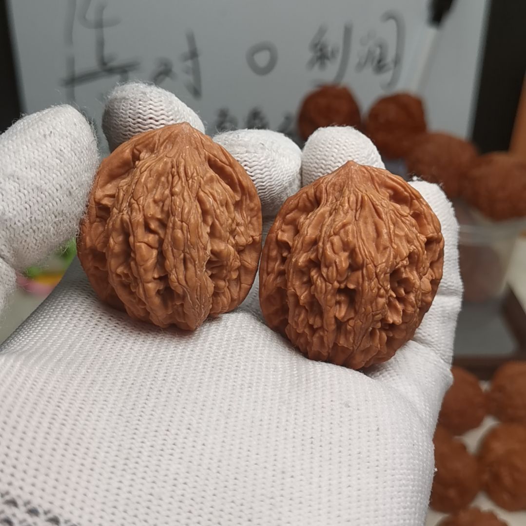 文玩核桃把件35全品虎头文玩核桃