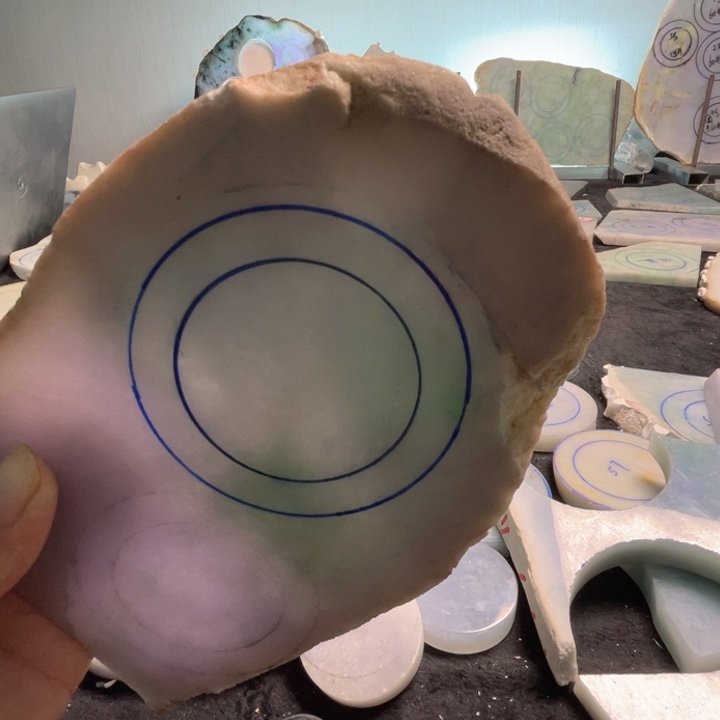 定制翡翠未镶嵌天然缅甸翡翠手镯定制