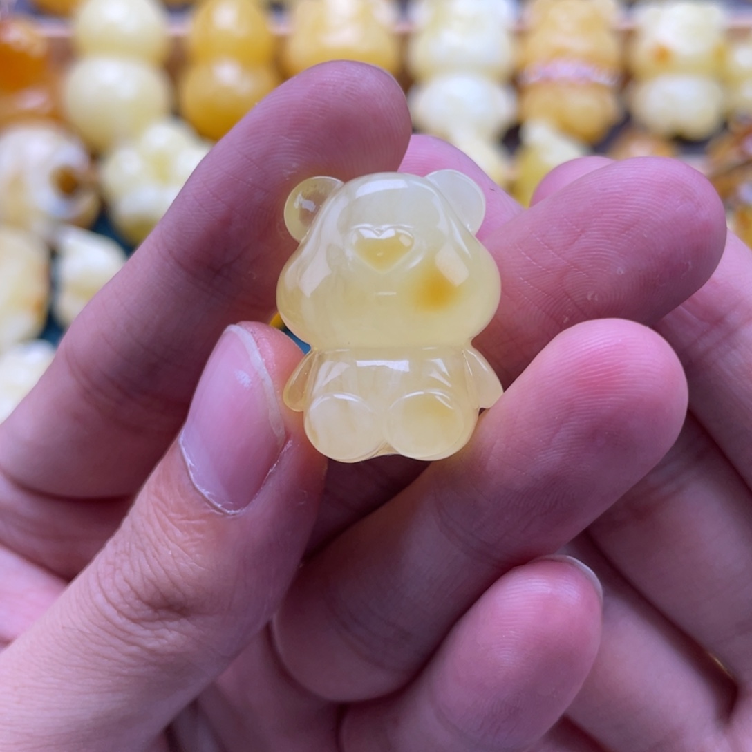 糖****琥珀未镶嵌裸石蜜蜡