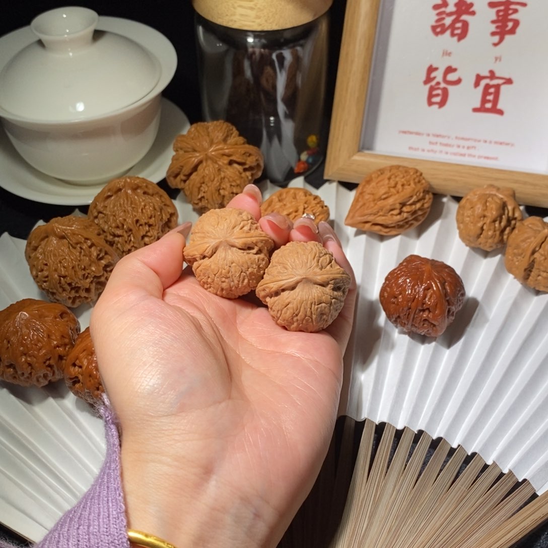 文玩核桃吊坠乾隆磨35.5