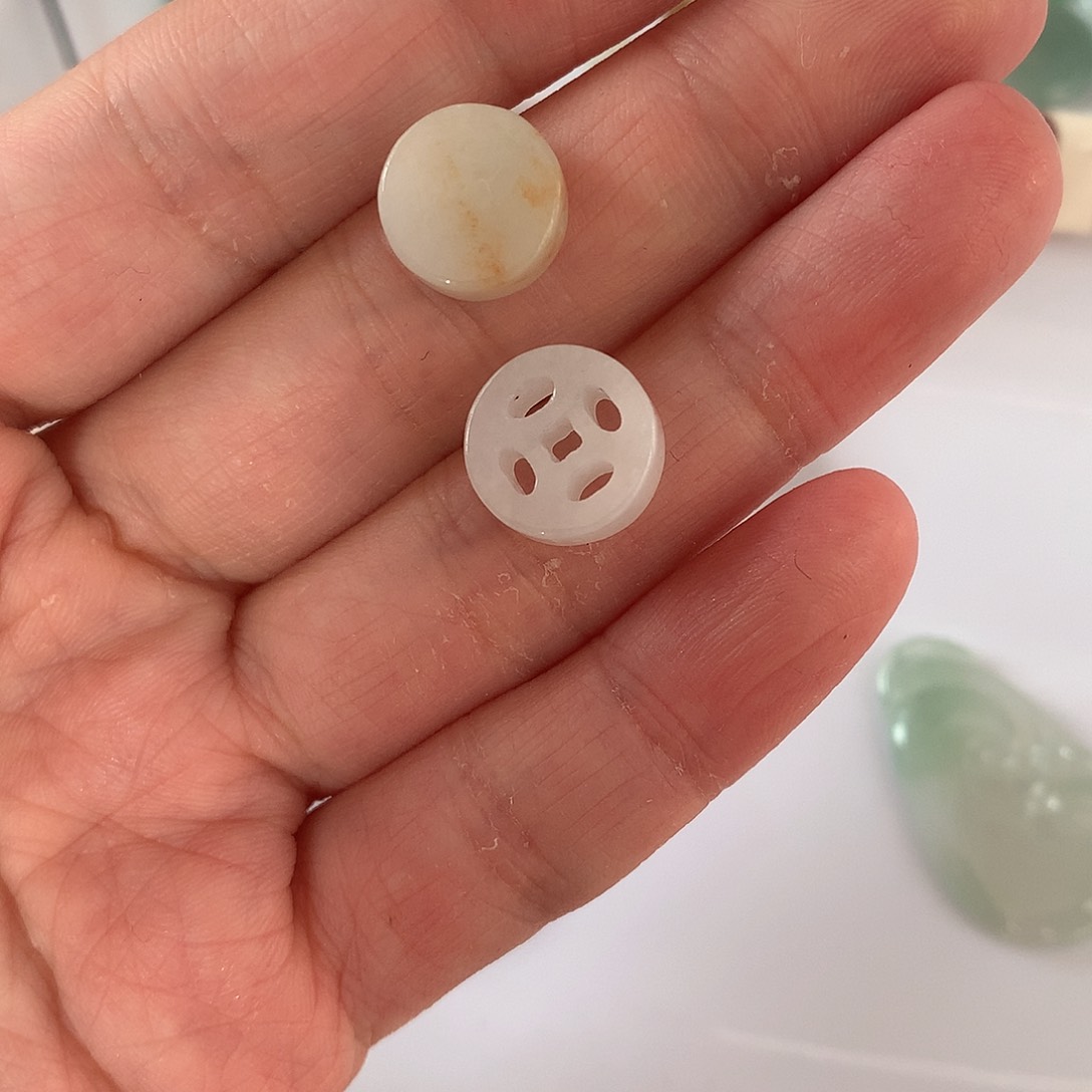 翡翠颈饰未镶嵌紫*?一套