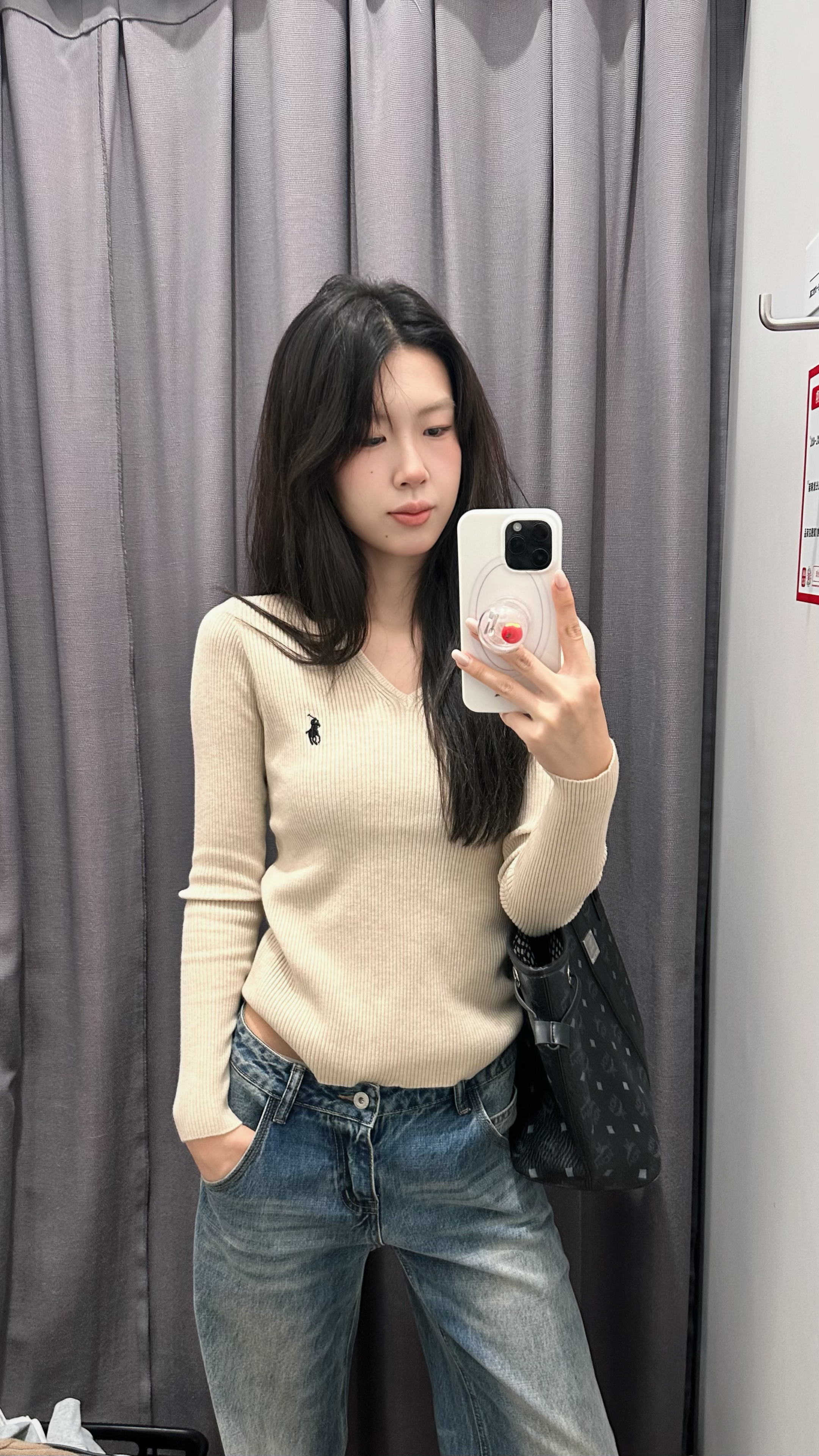 仙子路人 毛衣长袖 韩系少女感