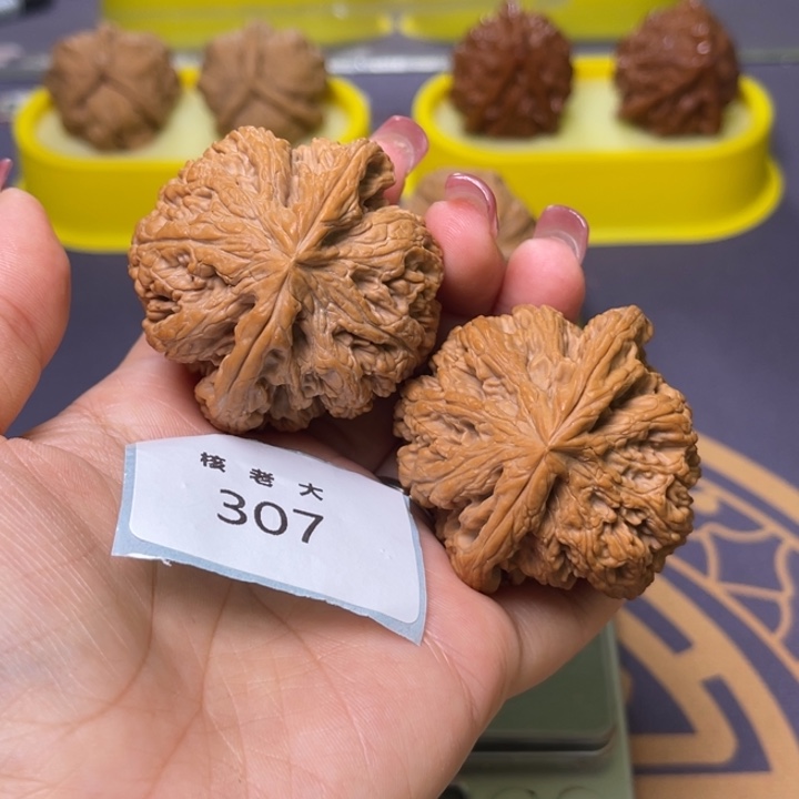 文玩核桃把件粗筋47.307