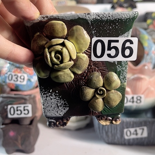 红陶多肉植物花盆