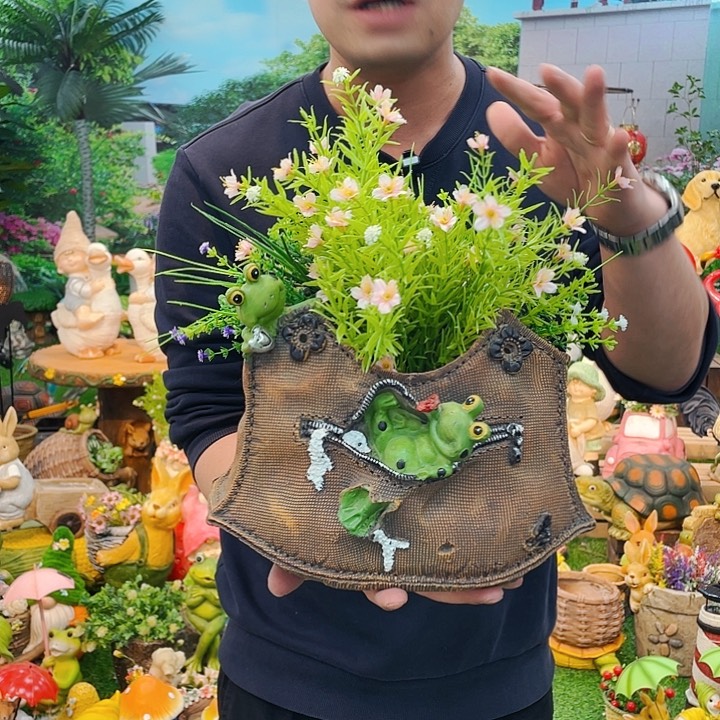 红陶花园庭院摆件