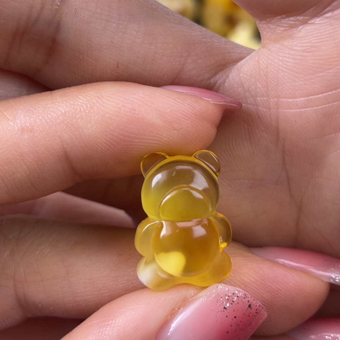 琥珀裸石未镶嵌蜜蜡