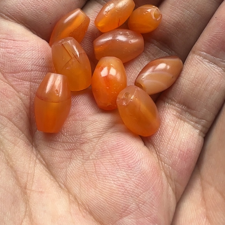 未镶嵌玛瑙/玉髓珠宝半成品x36   